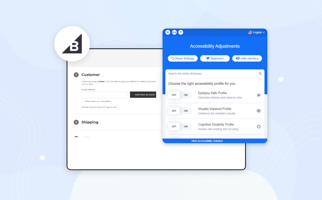Bigcommerce accessibility adjustments