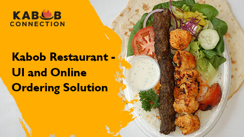 Kabab restaurant UI and Online ordering solution Banner image