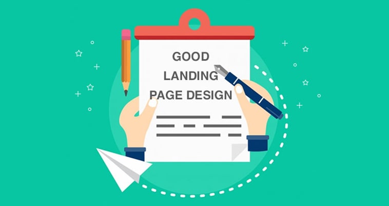 good landing page design