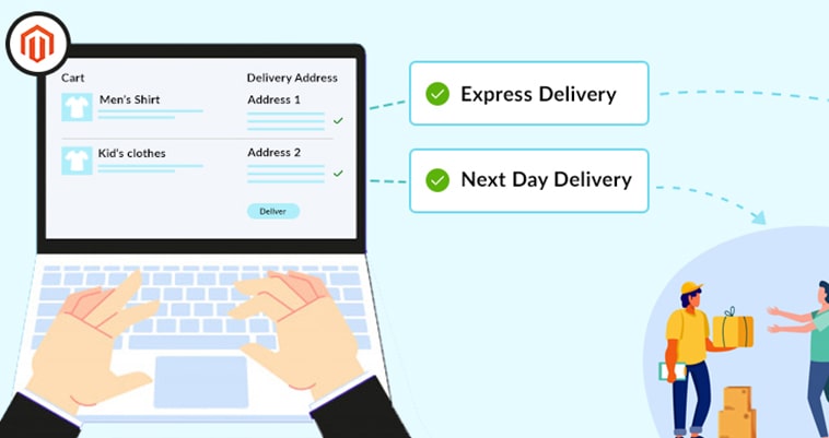 magento express delivery and next day delivery image