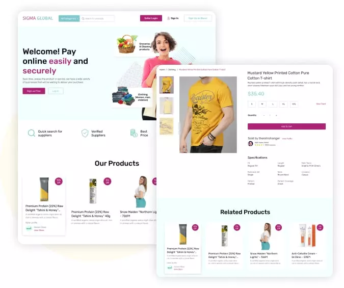 Develop E-Commerce Portal