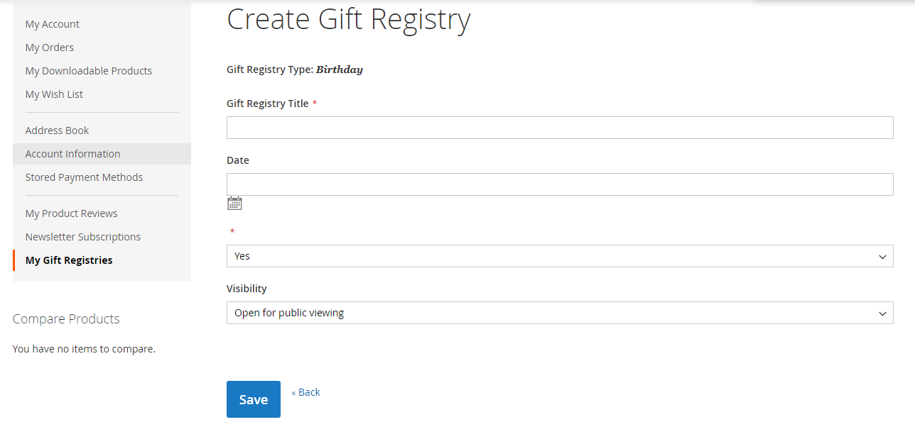 Magento Extension Development For Gift Registry Website: Custom Plugin
