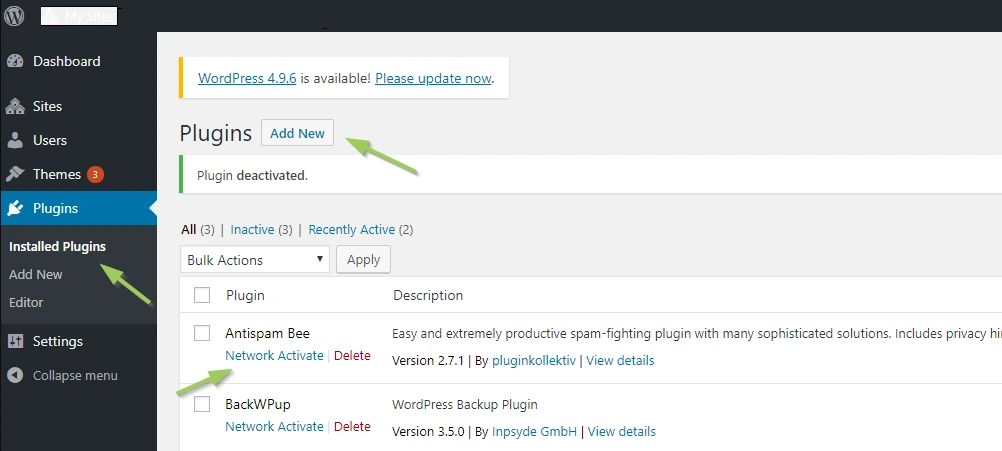 Add plugins to WoCommerce multi-store
