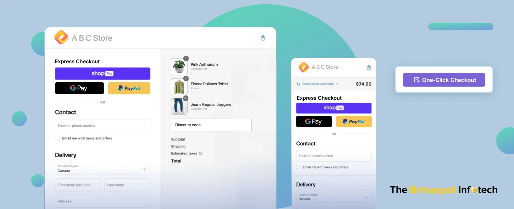 Shopify's One -Page Checkout