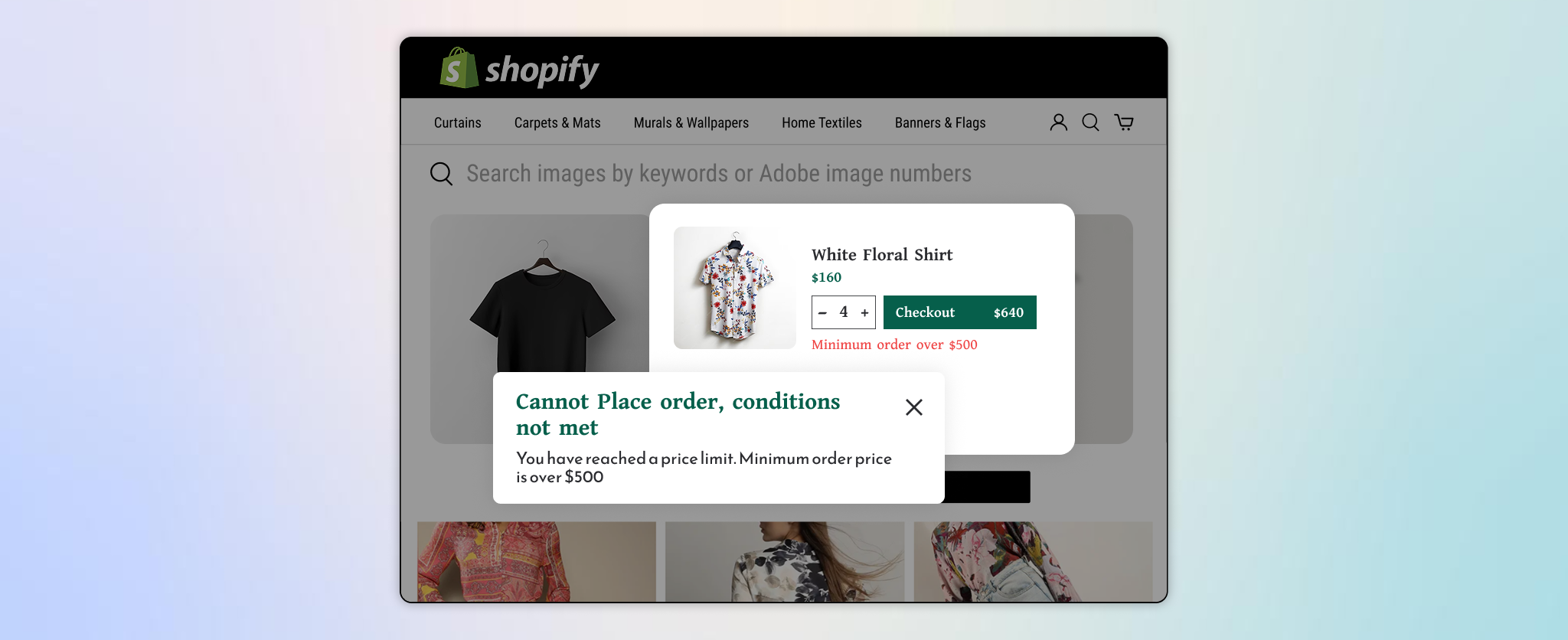 Minimum Order Quantity in Shopify wholesale