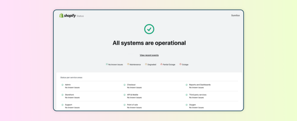 Shopify Maintenance