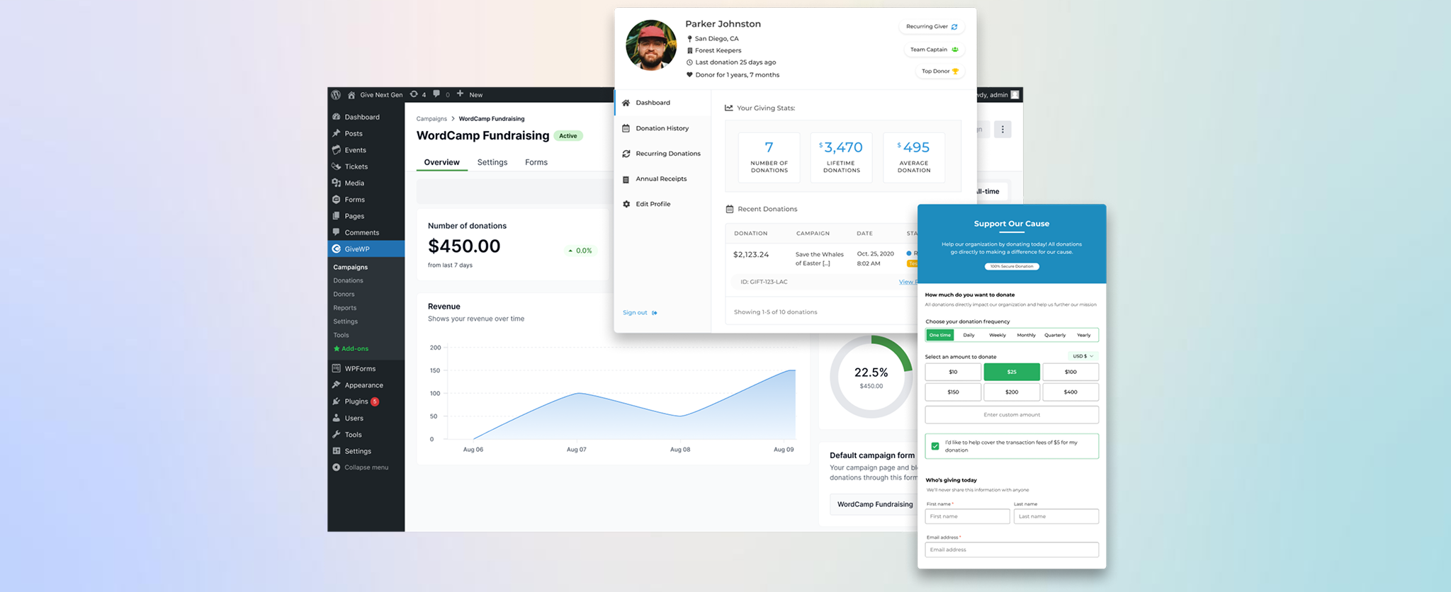 GiveWP Plugin for WordPress