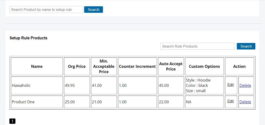 negotiator app back end