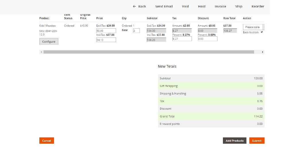magento order management details