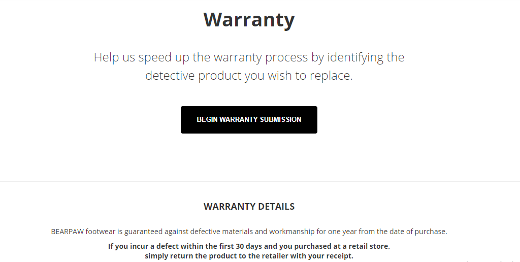 magento warranty clain