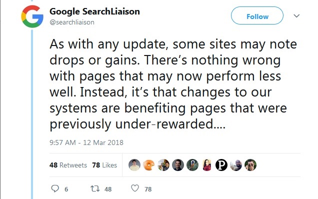 Google Search Alogrithm update