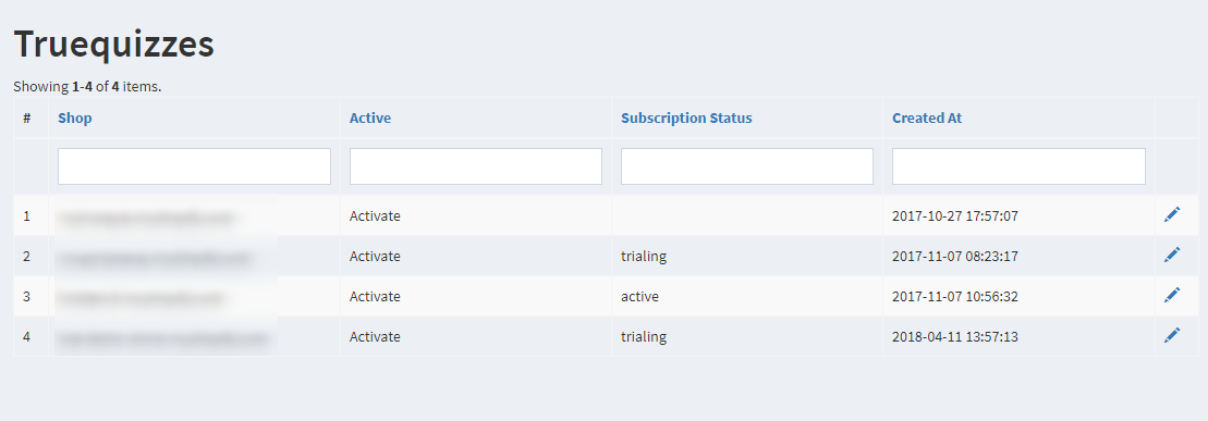 Truquiz app admin