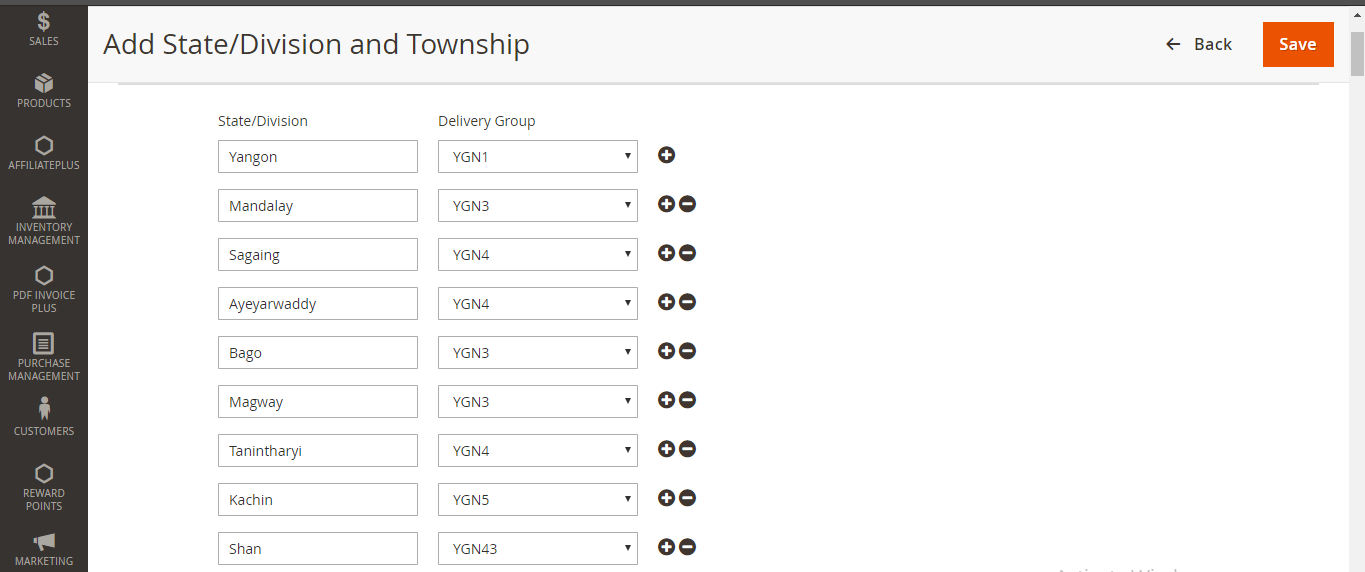 magepos delivery rate management