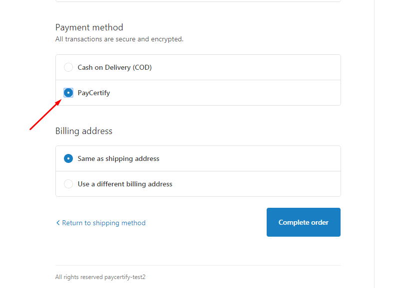 shopify custom payment