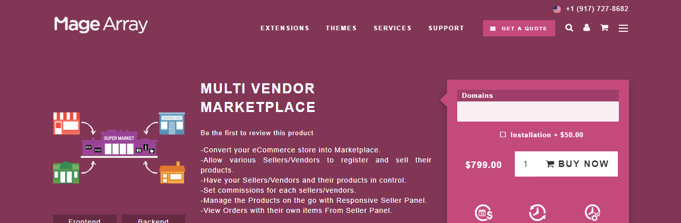 magearray marketplace extension