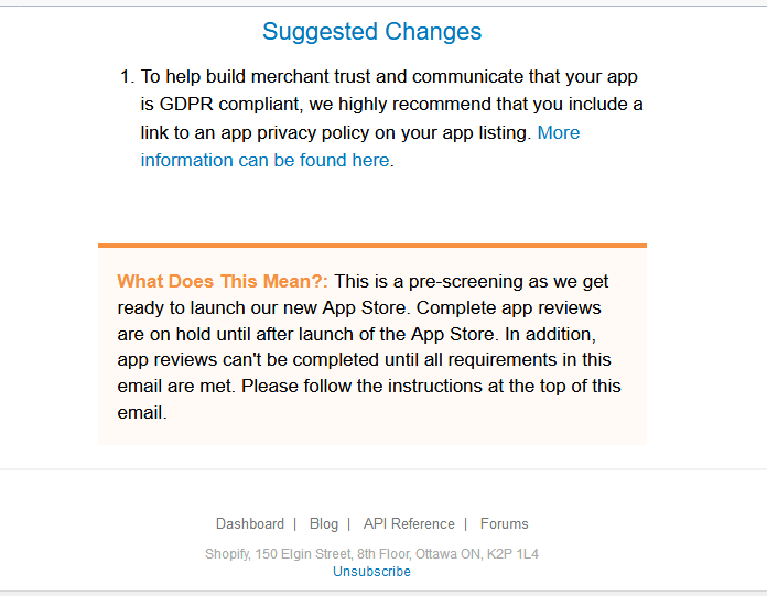 Shopify GDPR compliance