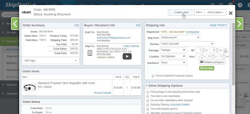 Creating Shipping Labels With ShipStation