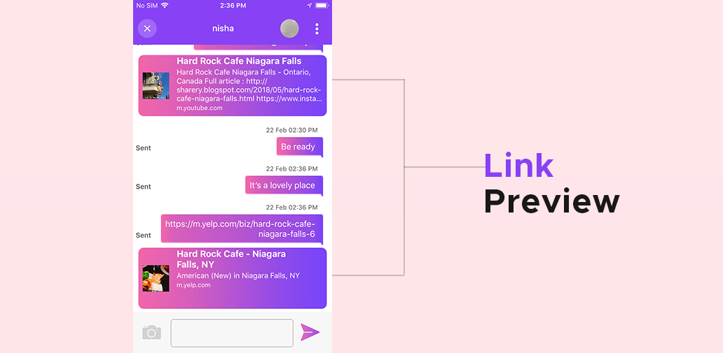 Link Preview in iOS dating app