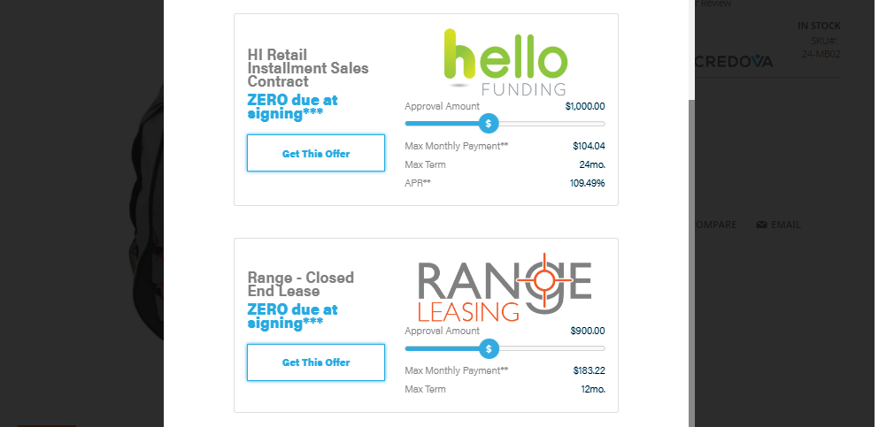 selecting finance