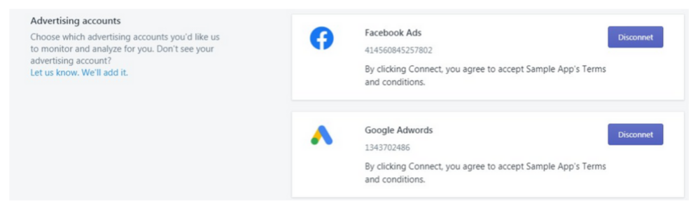 Managing ad Accounts with Shopify App for Monitoring Google and Facebook Ads