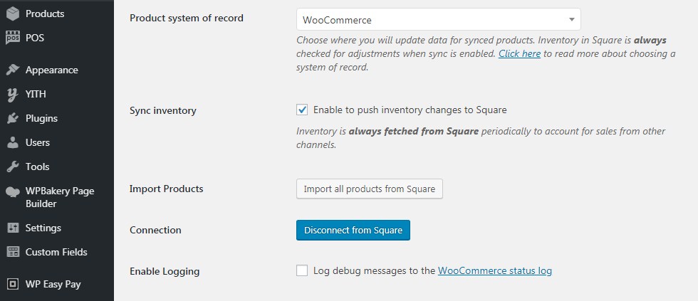 Sync Inventory between WooCommerce & Square Sync Inventory between WooCommerce & Square