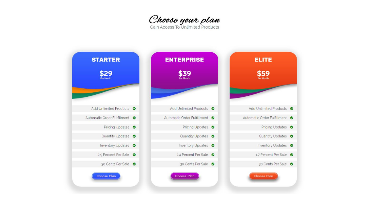 choose your plan