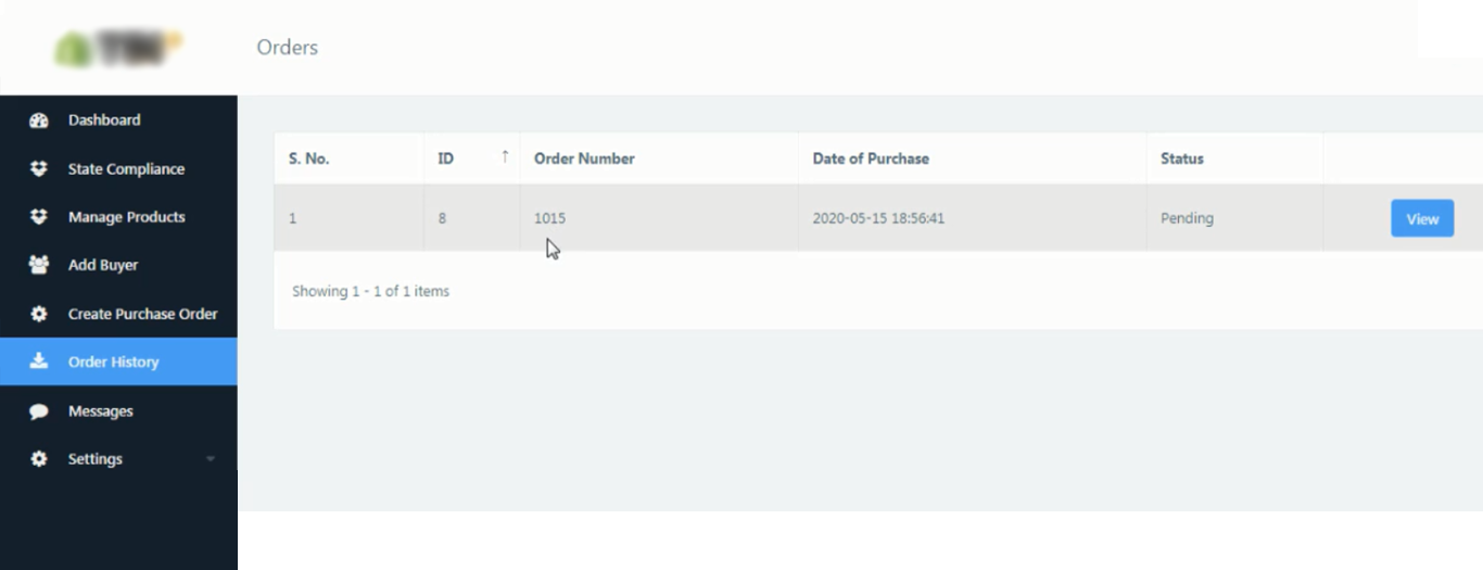 Order History