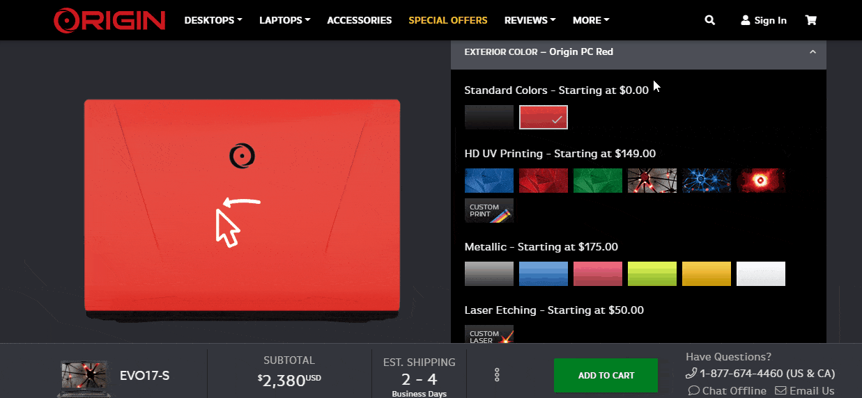 customize laptop