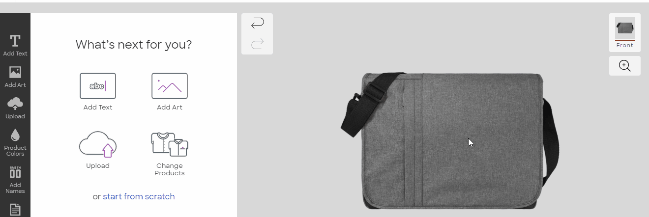 Customizing Laptop bag