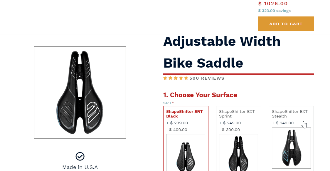 Custom Product page Custom Product page