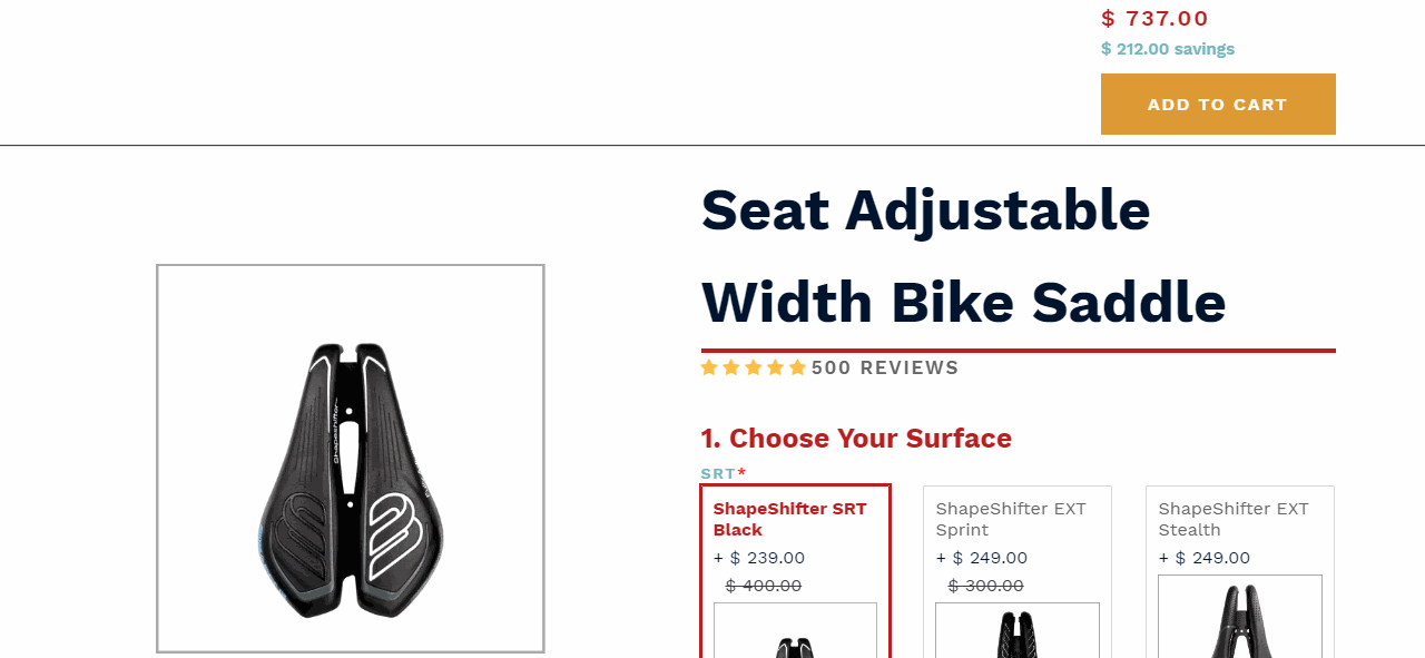 Customizing cycle seat Customizing cycle seat