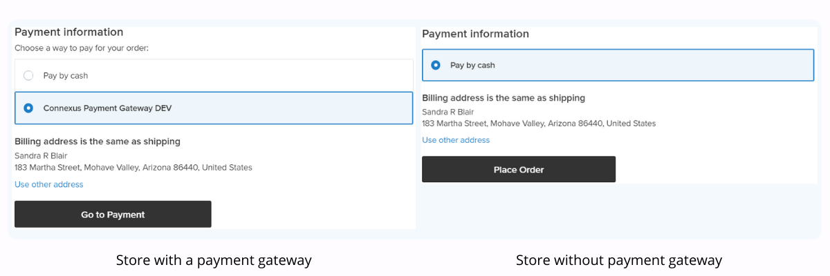 Custom Payment Gateway integration