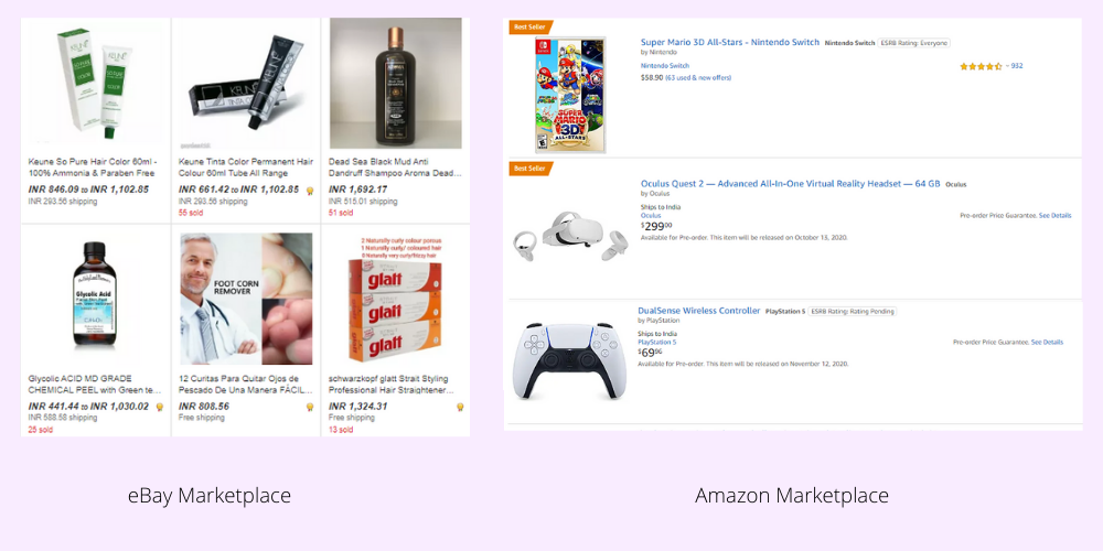 eBay vs Amazon Marketplace