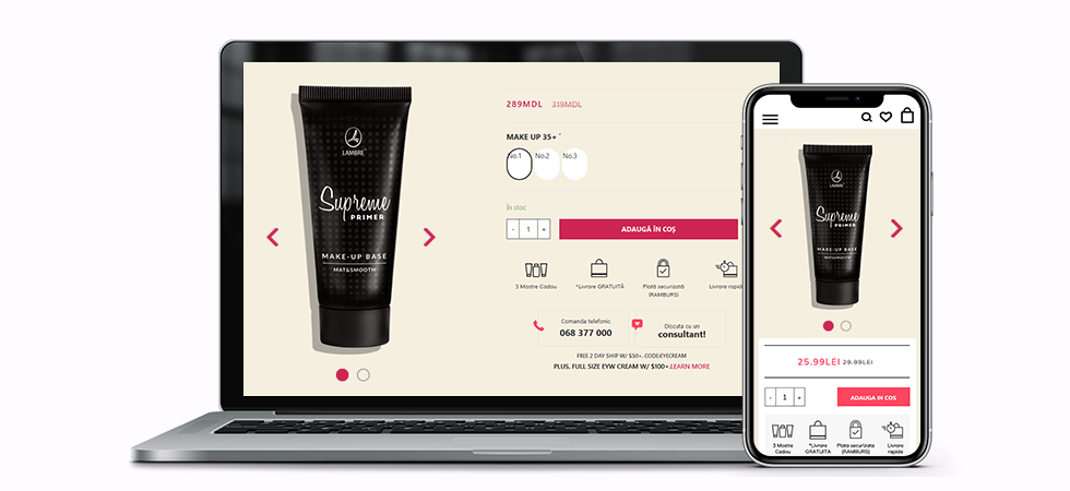 Mobile first design Action buttons