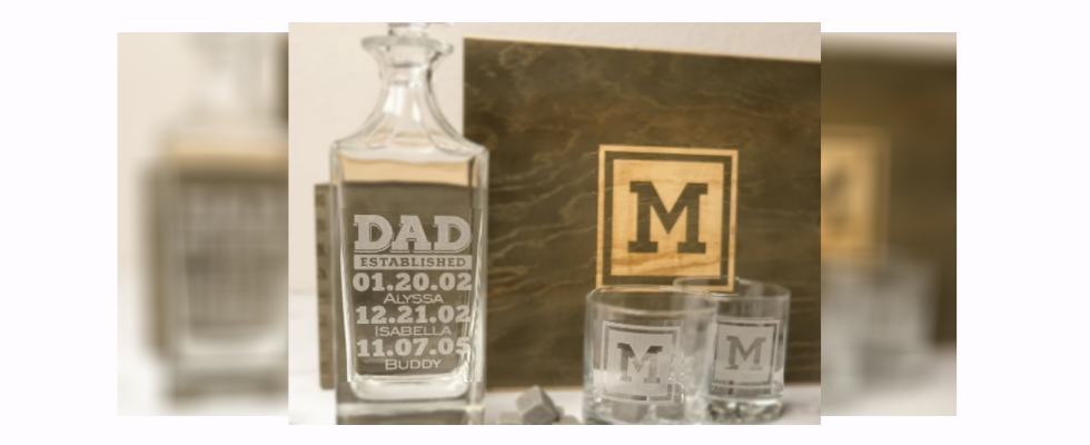 Customizing a glassware set Customizing a glassware set