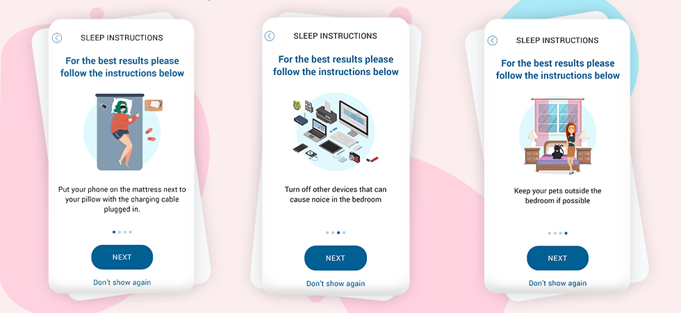 Sleep instructions - Sleep cycle app Sleep instructions-Sleep cycle app