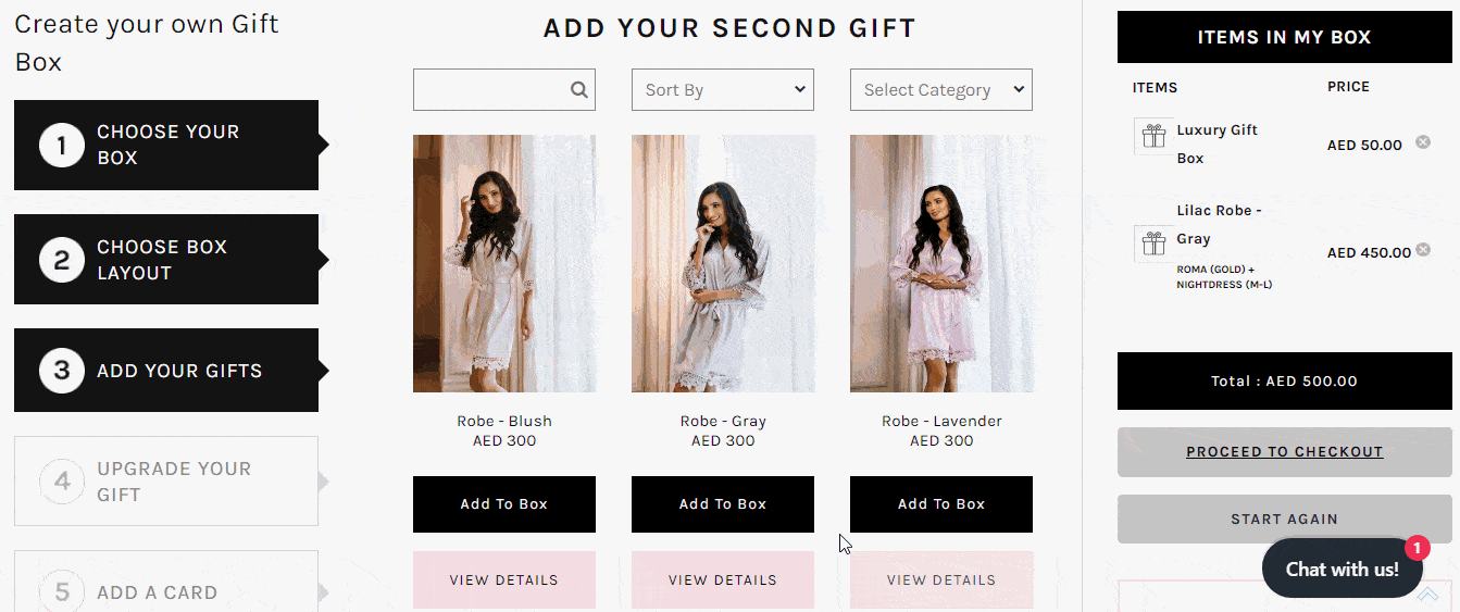 Customizing Products for Gift box Customizing Products for Gift box