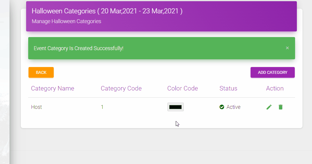 Attendee Categories