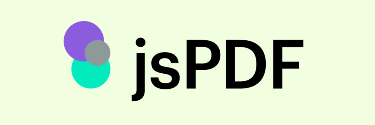jsPDF for PDF creation