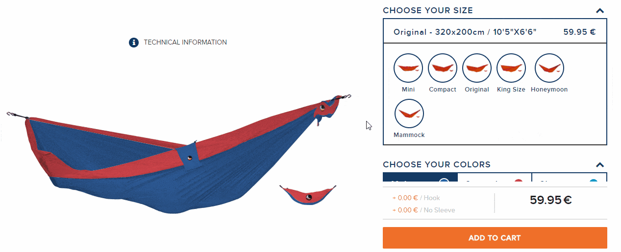 Customizing Hammocks online
