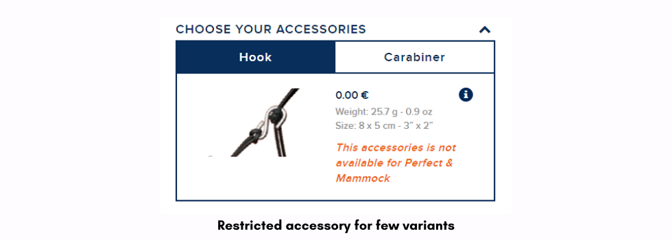 Restricted accessory: Custom Visual Customizer