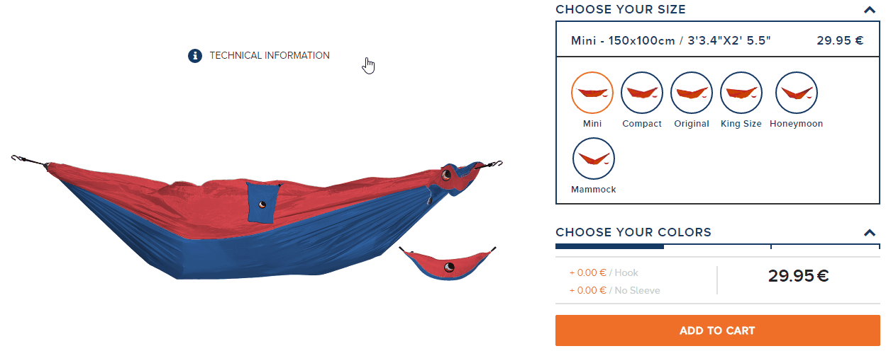 Size Customization: Laravel Visual Product Customizer