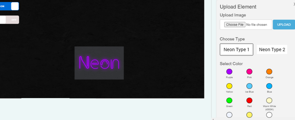 Upload element Upload element