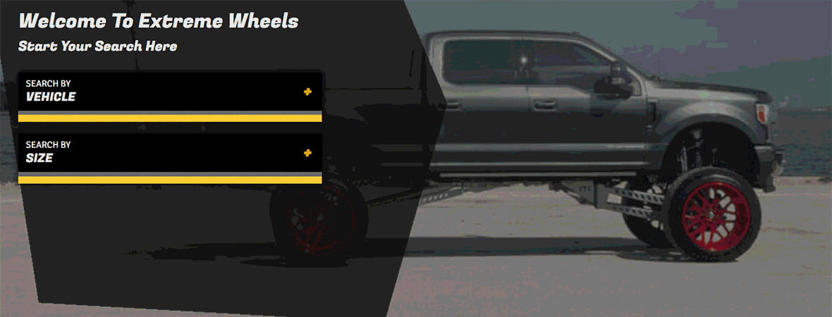Filters available for searching products