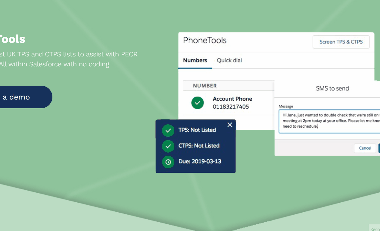 Demo booking plugin