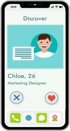 Tinder swipe feature
