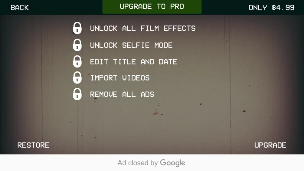 Upgrade to PRO