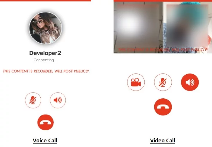 live audio video call