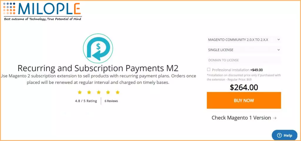 Recurring and Subscription Payment Module by Milople