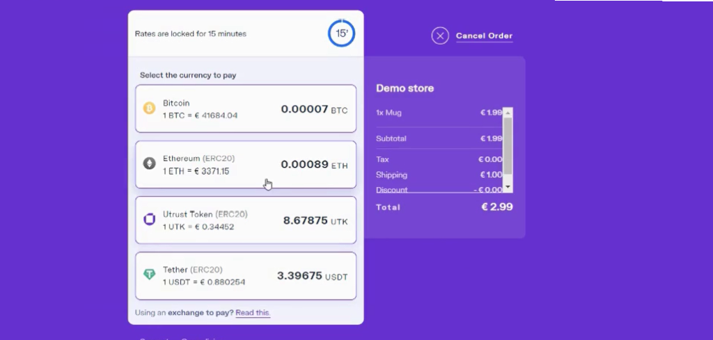 Crypto Currency payments Magento